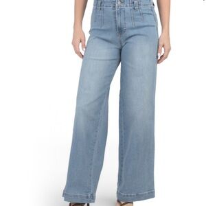 OAT NEW YORK High Waist Wide Leg Jeans
